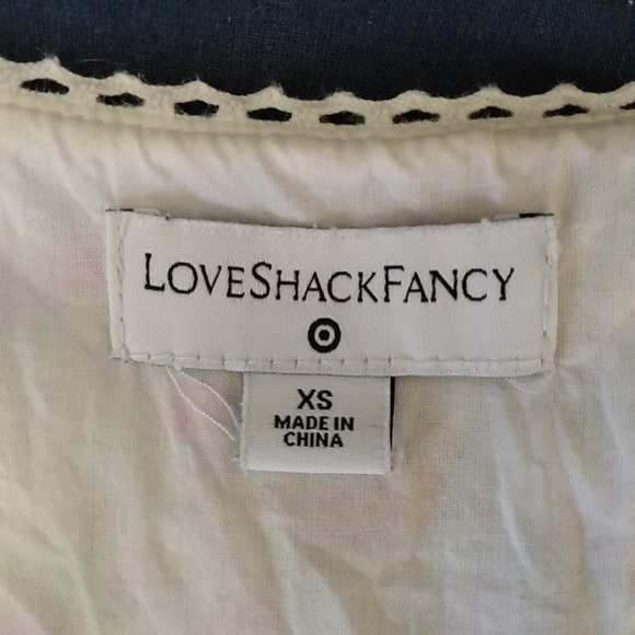 LoveShackFancy CAMILLE Petticoat Tier Floral Chic Dress Pink Patchwork Shabby XS - Picture 8 of 14